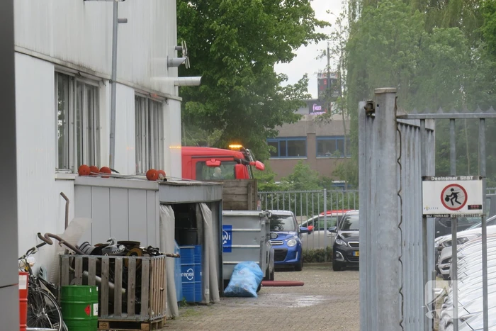 Grote brand in Citroën-garage Visscher PGH Tiel