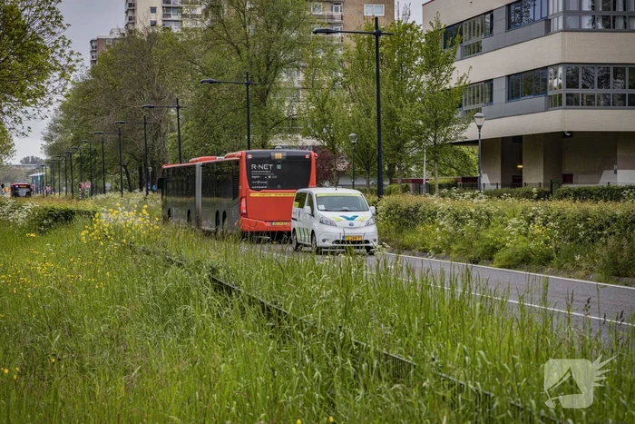 Ongeval op busbaan