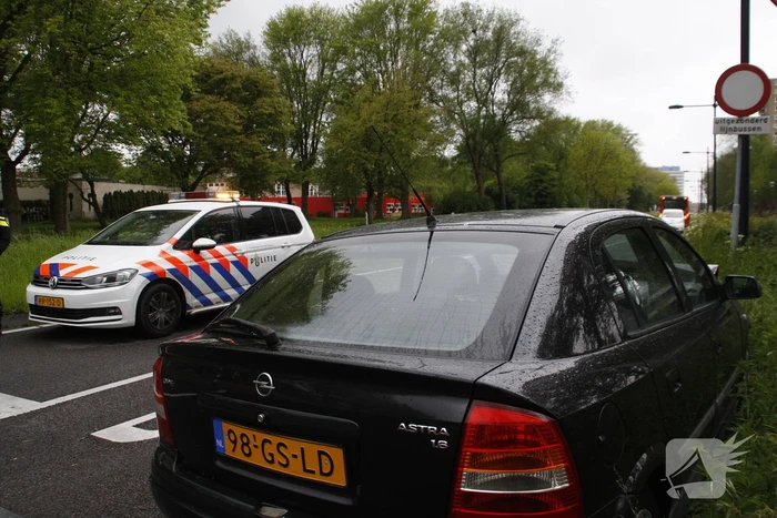 Ongeval op busbaan