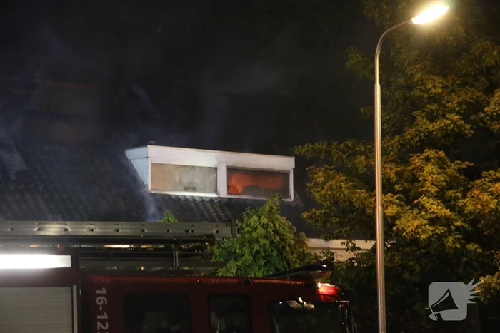 Grote brand in een leegstaand pand
