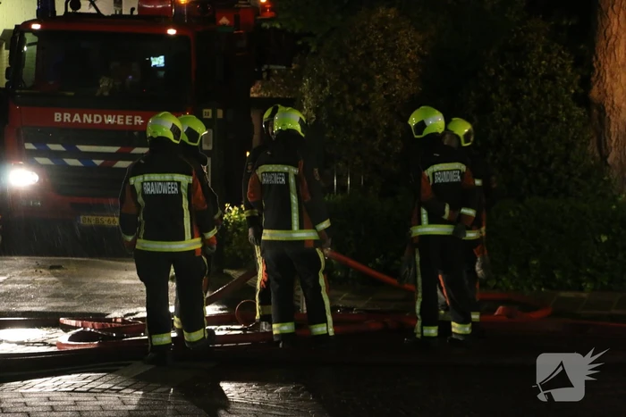 Grote brand in een leegstaand pand
