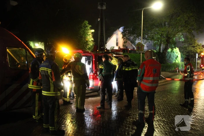 Grote brand in een leegstaand pand