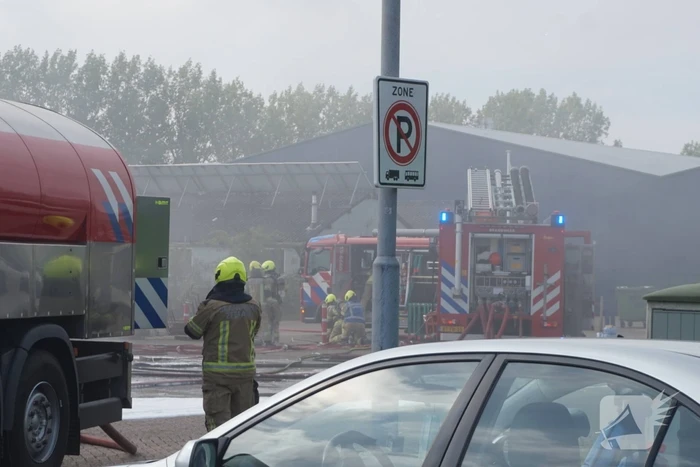 Boot in loods vat vlam
