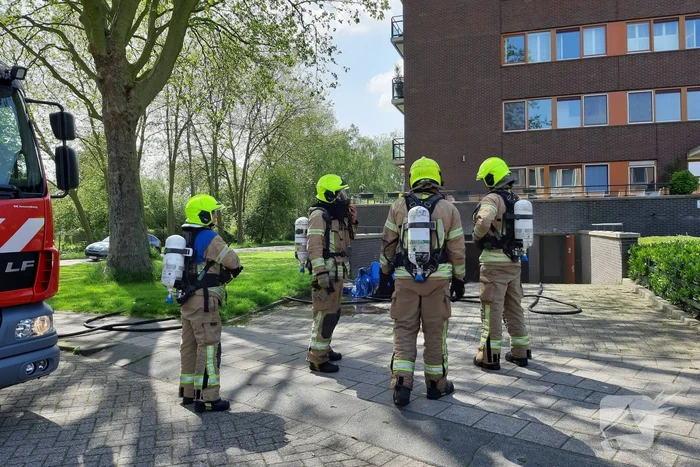 Veel rook bij brand in parkeergarage