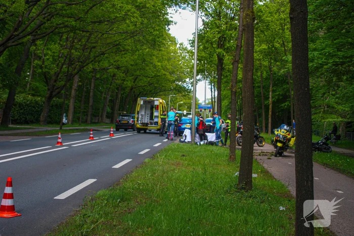 Ongeval tussen motorrijders