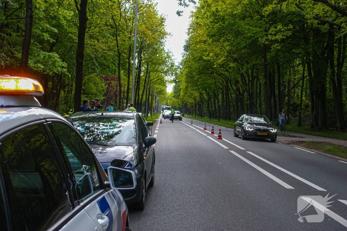 Ongeval tussen motorrijders