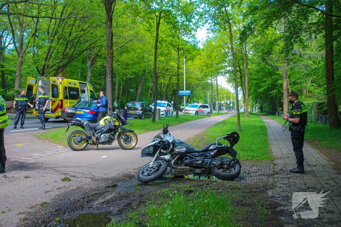 Ongeval tussen motorrijders