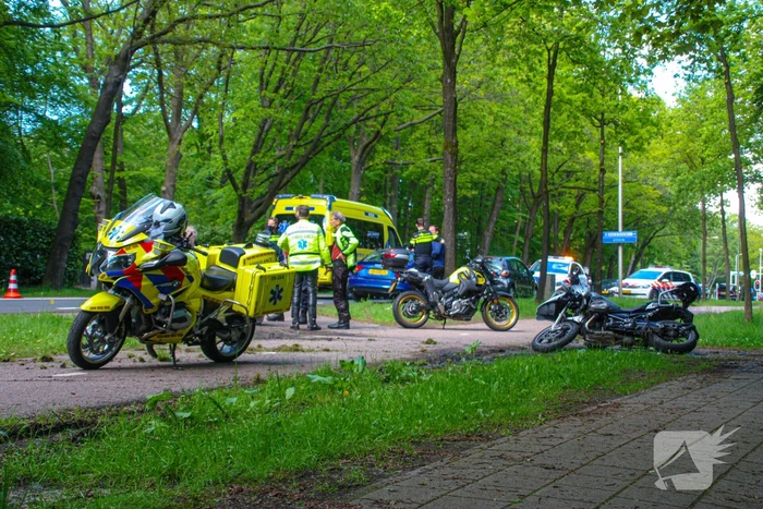 Ongeval tussen motorrijders