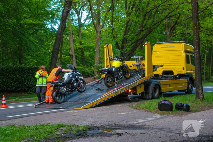 Ongeval tussen motorrijders