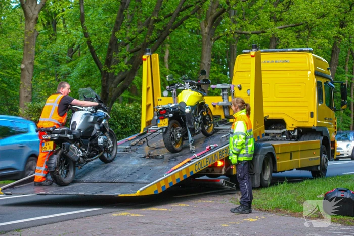 Ongeval tussen motorrijders