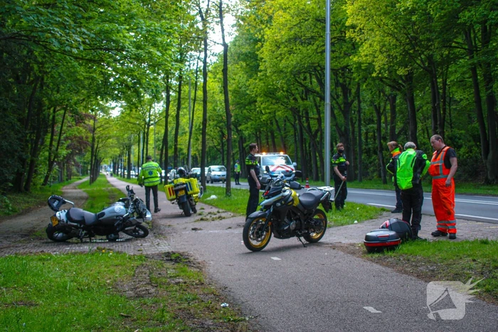 Ongeval tussen motorrijders