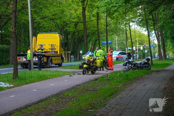Ongeval tussen motorrijders