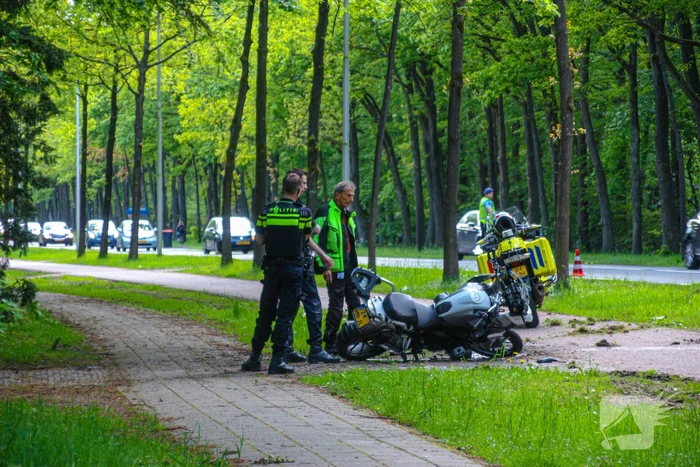 Ongeval tussen motorrijders