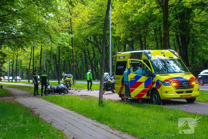 Ongeval tussen motorrijders