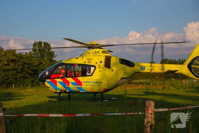 Traumahelikopter ingezet voor incident