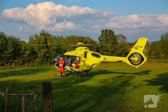 Traumahelikopter ingezet voor incident