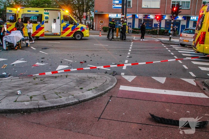 Twee gewonden en ravage bij ongeval