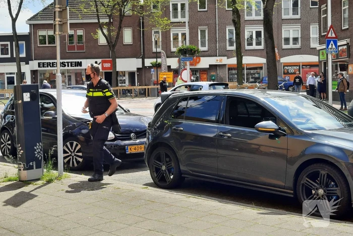 Schade bij ongeval tussen twee voertuigen