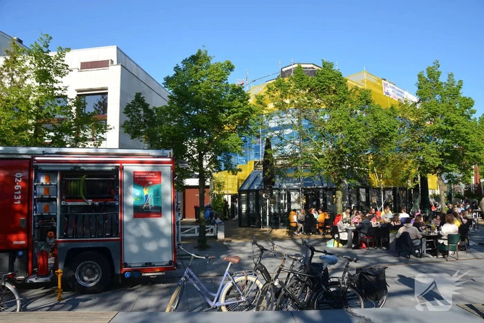 Brand in keuken van eetcafé