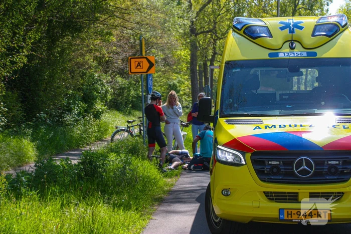 Wielrenner gewond na ongeval