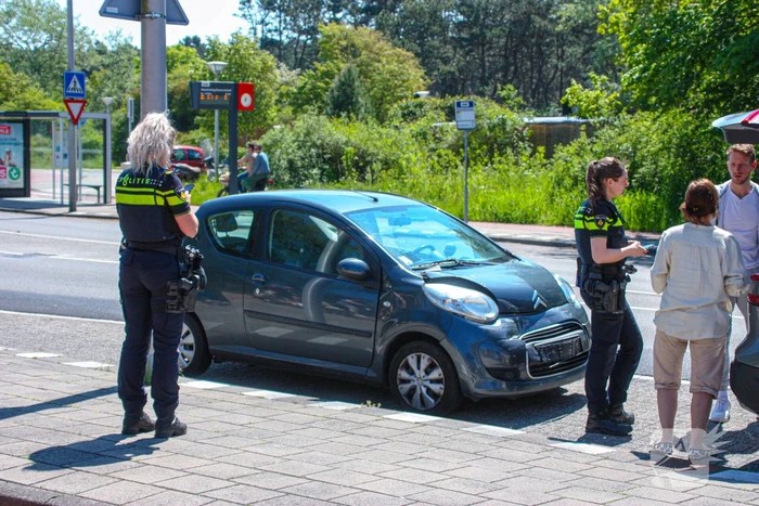 Schade na kettingbotsing tussen drie voertuigen