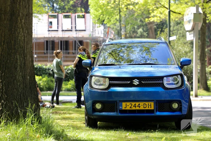Overstekende wielrenner aangereden