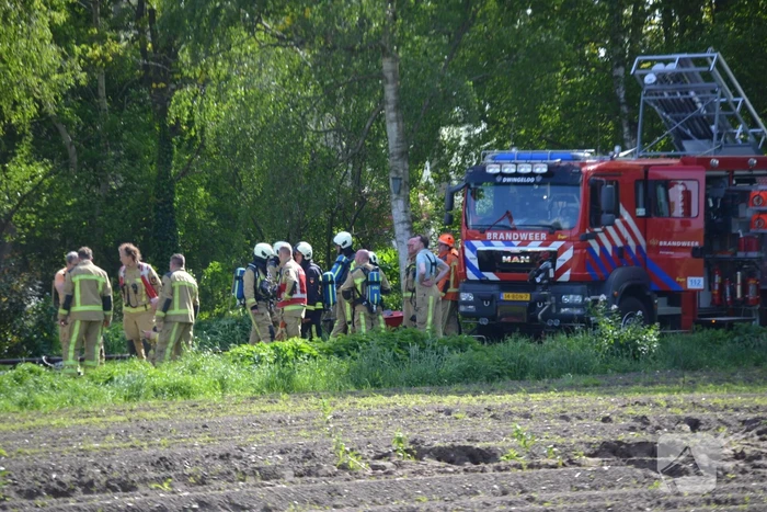Grote brand in woonboerderij