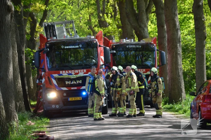 Grote brand in woonboerderij