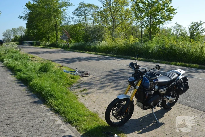 Gewonden bij ongeval tussen wielrenner en motorrijder