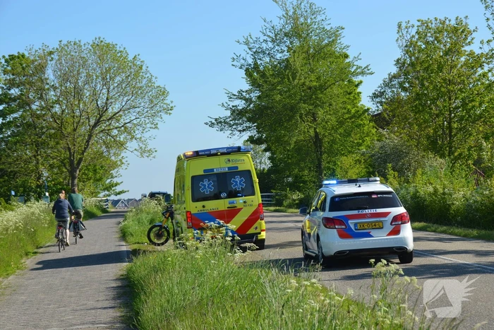 Gewonden bij ongeval tussen wielrenner en motorrijder