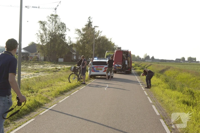Zwaargewonde bij ongeval met auto in sloot