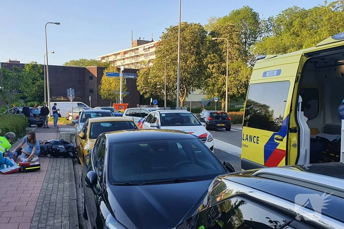 Scooterrijder gewond bij ongeval