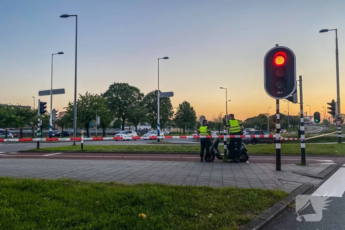 Traumateam ingezet voor eenzijdig scooter ongeval