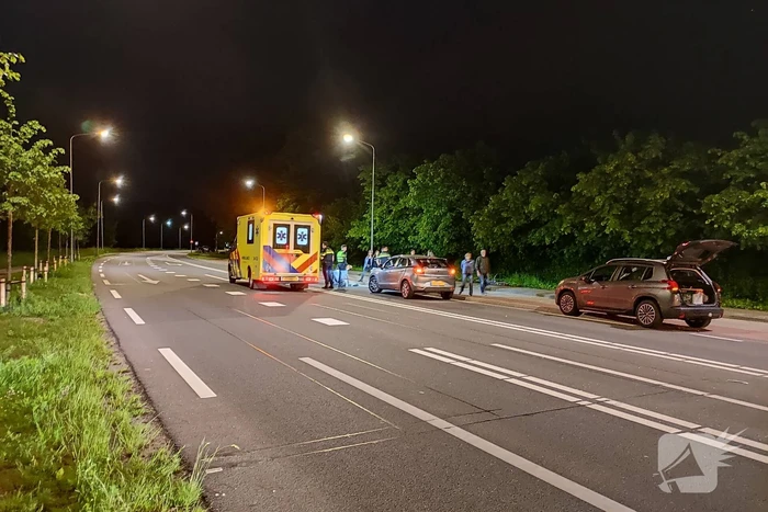 Gewonde bij ongeval tussen scooter en fietser