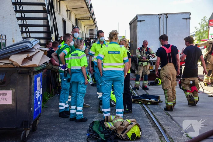 Grote brand in pand