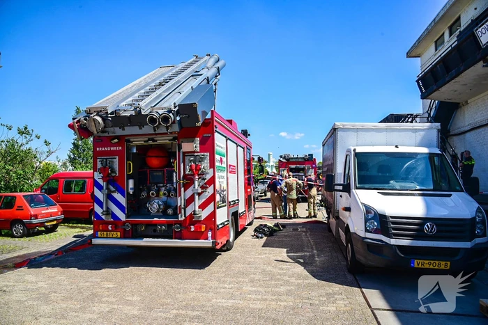 Grote brand in pand