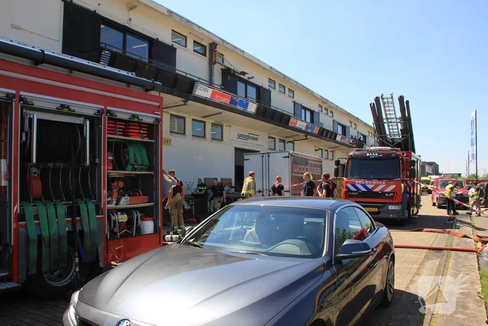 Grote brand in pand