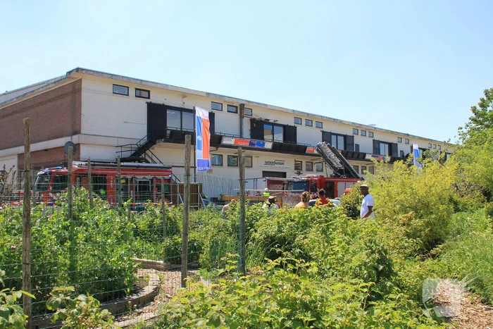 Grote brand in pand