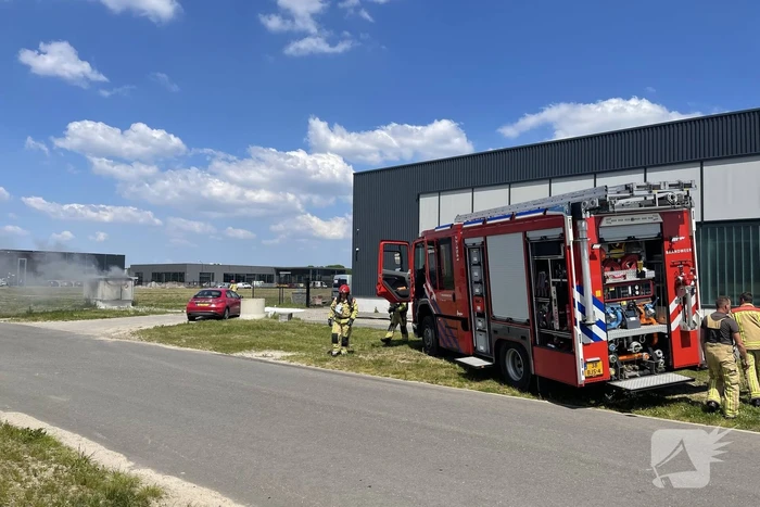 Stroomhuis in brand gevlogen