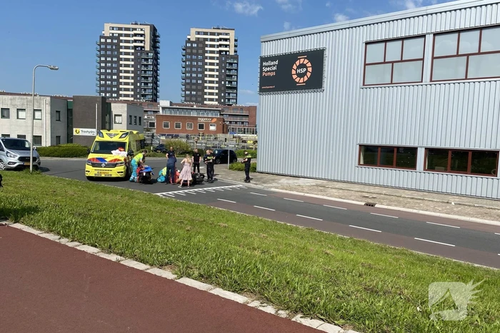 Motorrijder gaat onderuit