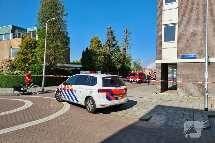 Gasleiding geraakt bij werkzaamheden