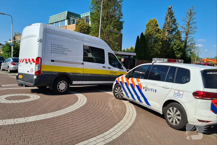 Gasleiding geraakt bij werkzaamheden
