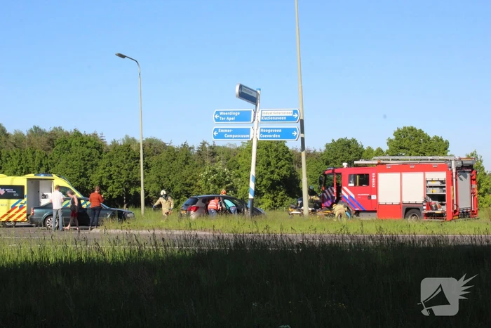 Gewonde bij ongeval tussen twee auto's