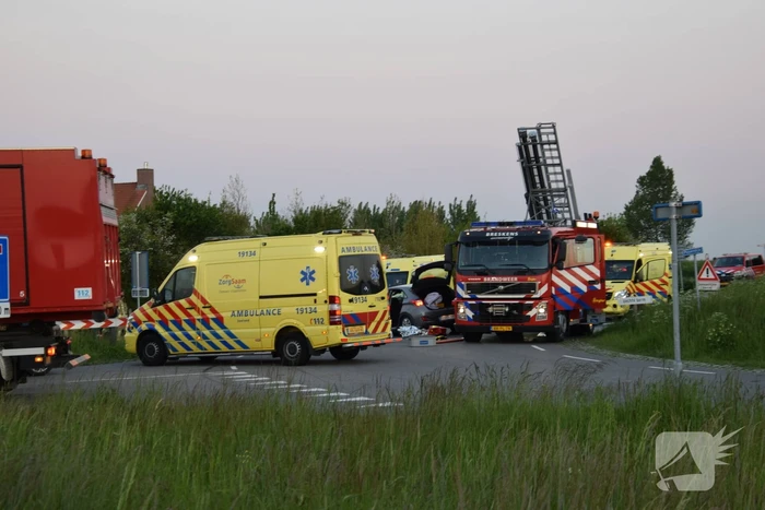 Meerdere gewonden na ernstig ongeval