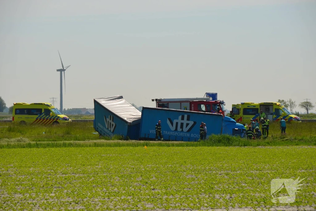 Rijksweg A31 112 melding Wijnaldum 