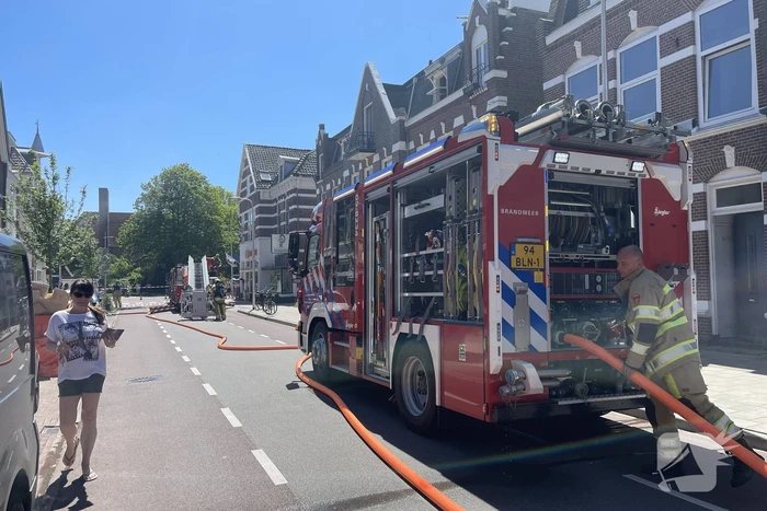 Brand op balkon van bovenwoning