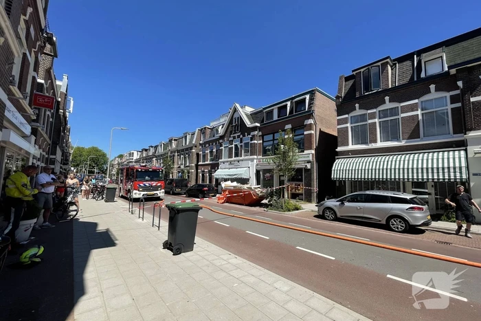 Brand op balkon van bovenwoning