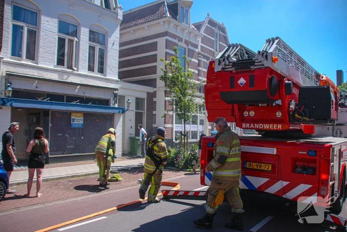 Brand op balkon van bovenwoning