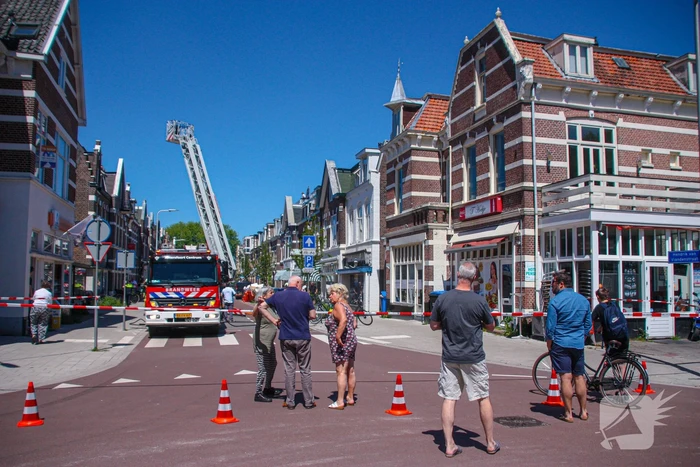 Brand op balkon van bovenwoning