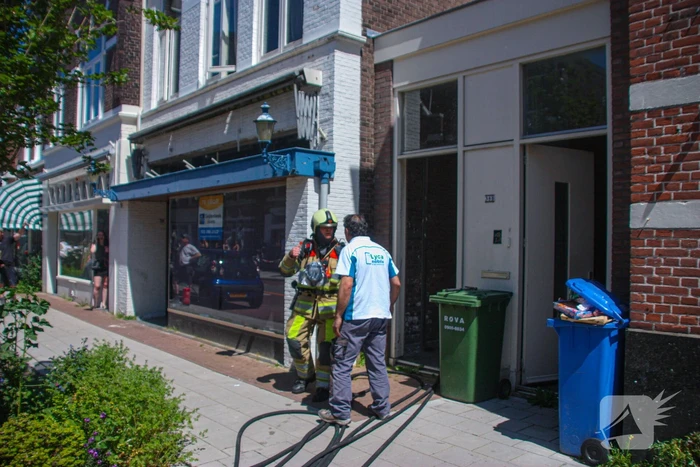 Brand op balkon van bovenwoning